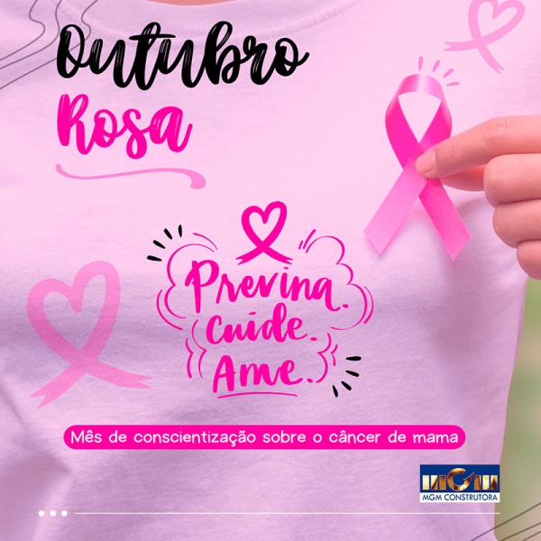 Outubro Rosa - Prevenir é a melhor forma de lutar!