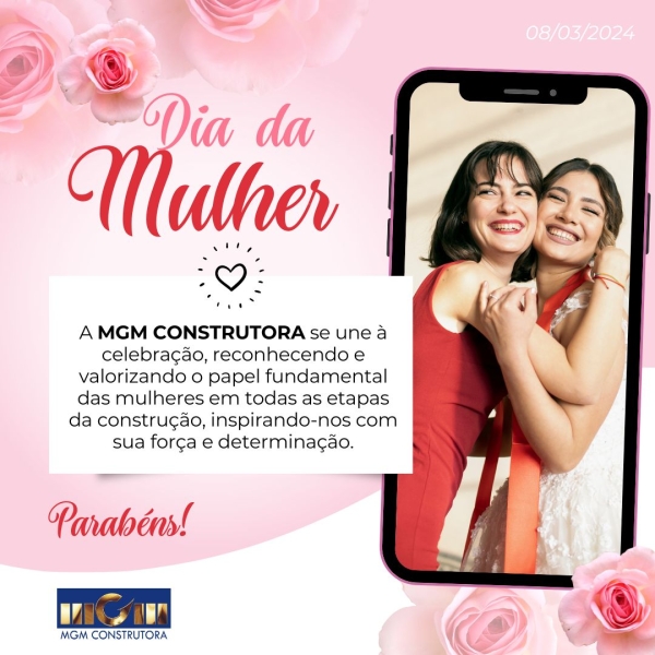 Parabéns pelo Dia Internacional da Mulher!